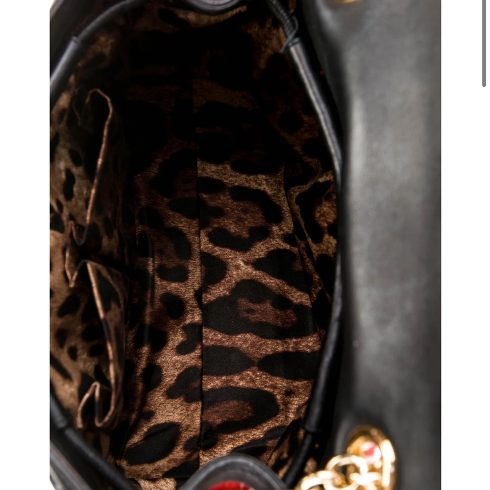 Authentictic Dolce and Gabbana raffia trimmed handle bag - Picture 8 of 14